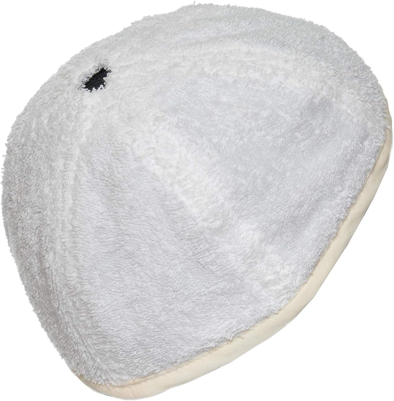 Scarf PAD. Pre-Washed Terry Cloth. Extra Body Under Chemo Headwear for Cancer Patients. White