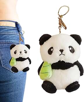 Amazon.co.jp: パンダ キーホルダー ぬいぐるみ, パンダのぬいぐるみ