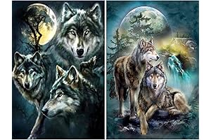 Diamond Painting Wolves: Immerse in the Majestic Wilderness
