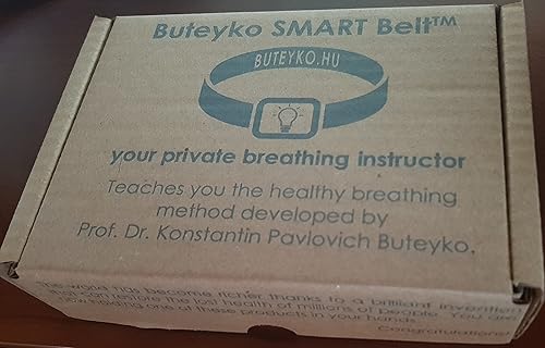 Miniatura 7 de – Tu entrenador de respiración personal en una caja – Cinturón vibrante de biorretroalimentación para respiración Buteyko – Libro pequeño de Buteyko