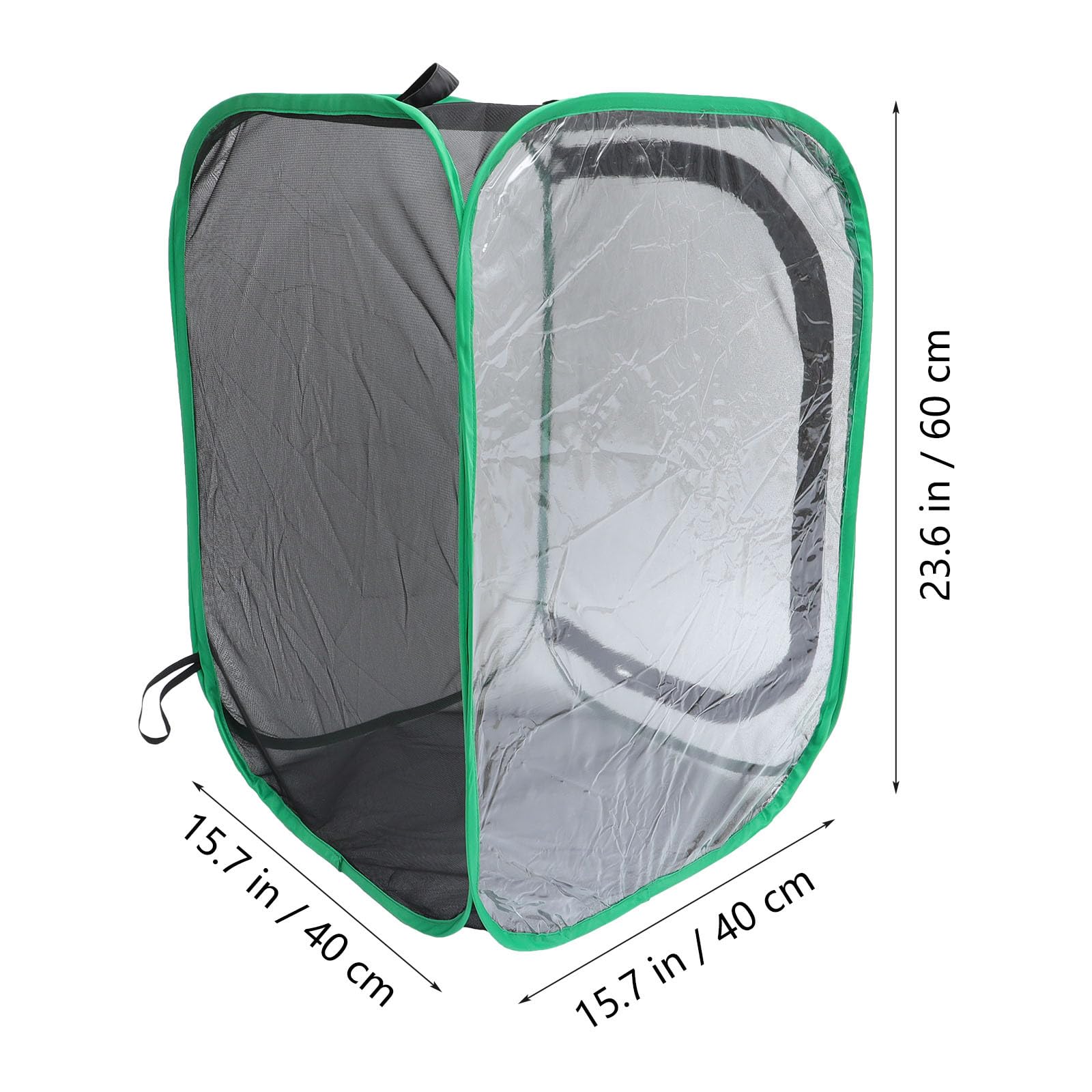 Beavorty Jaula Plegable para Insectos Red Transpirable y Buena Ventilación, Incubadora Translúcida Práctica para Mariposas, Fácil de Almacenar y Usar