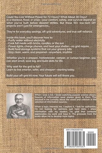 image for Majosta Off-Grid Survival Projects: 50+ DIY Ways to Store Food, Heat W