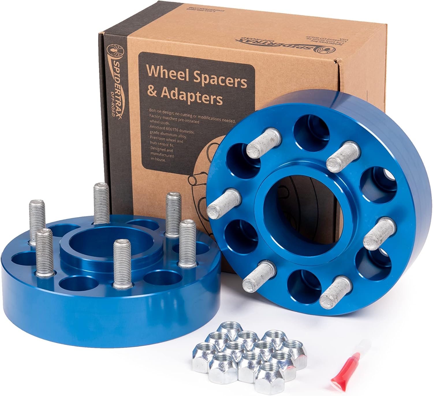 Spidertrax WHS028 Blue Wheel Spacer Kit