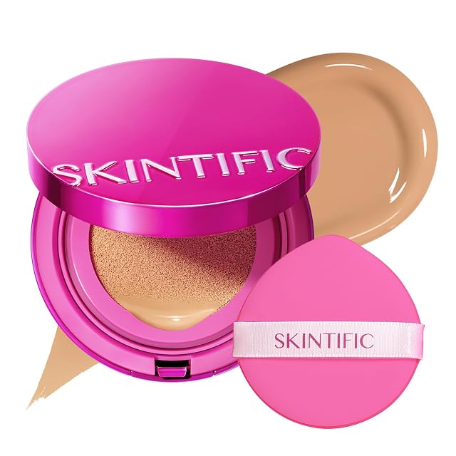SKINTIFIC SKINTIFIC Pink Cushion Foundation Natural Glow 04 Beige