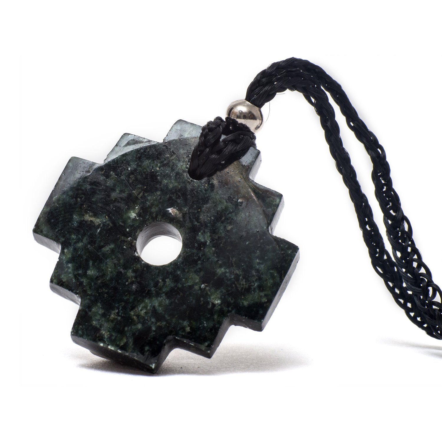 Shamans MarketPeruvian Chakana Necklace - Machu Picchu Stone - Glossy