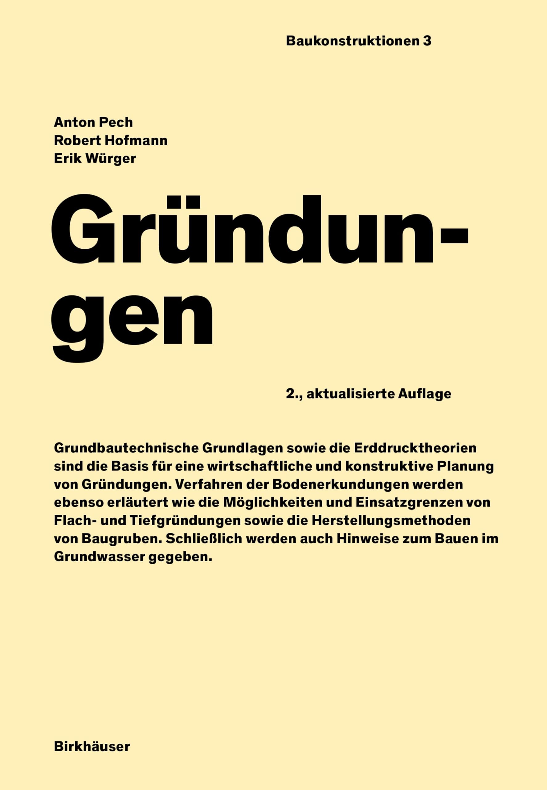 Gründungen (Baukonstruktionen, 3)