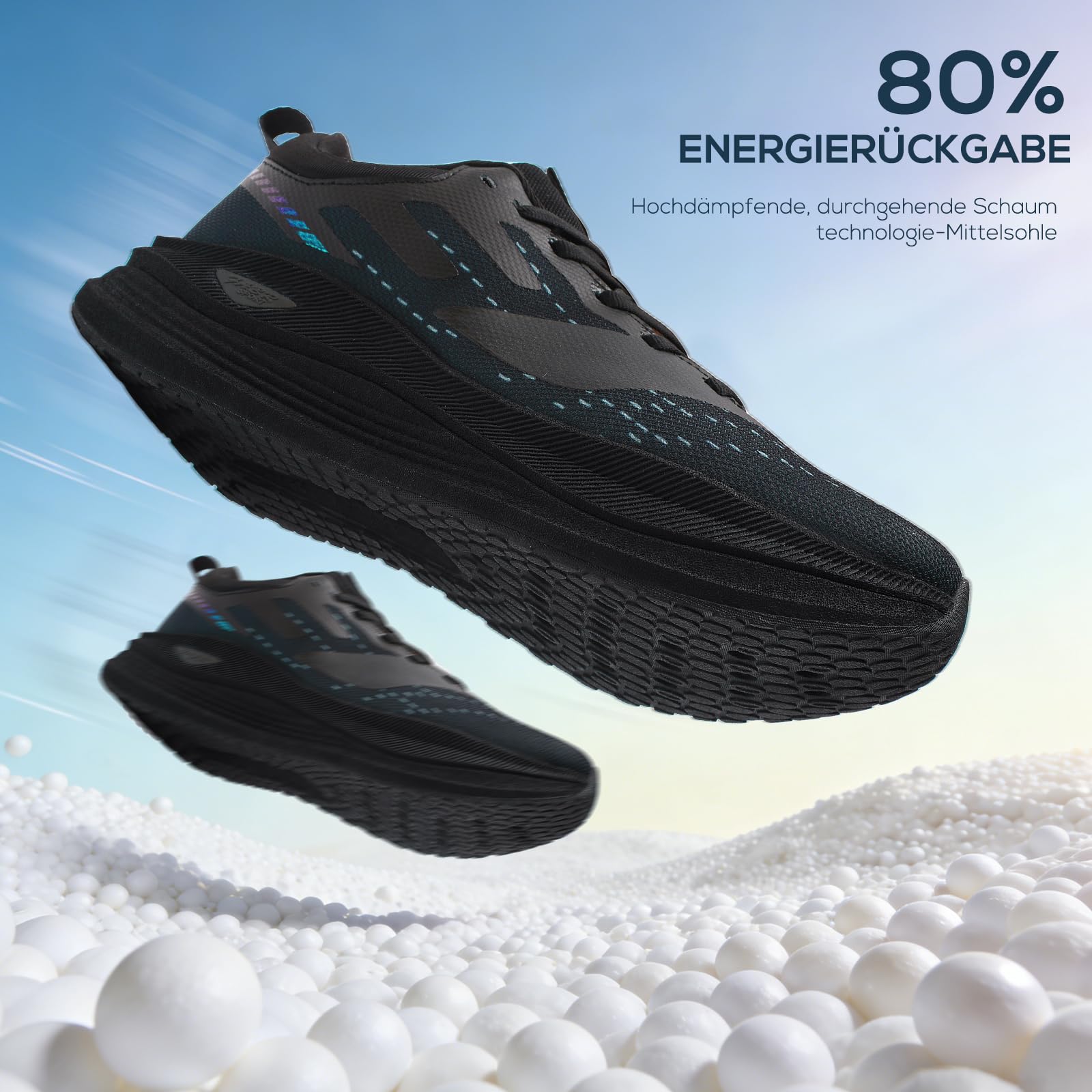 Scarpe da corsa da uomo Daman, leggere, scarpe da ginnastica unisex, traspiranti, comode, da corsa, da jogging, antiscivolo, suola