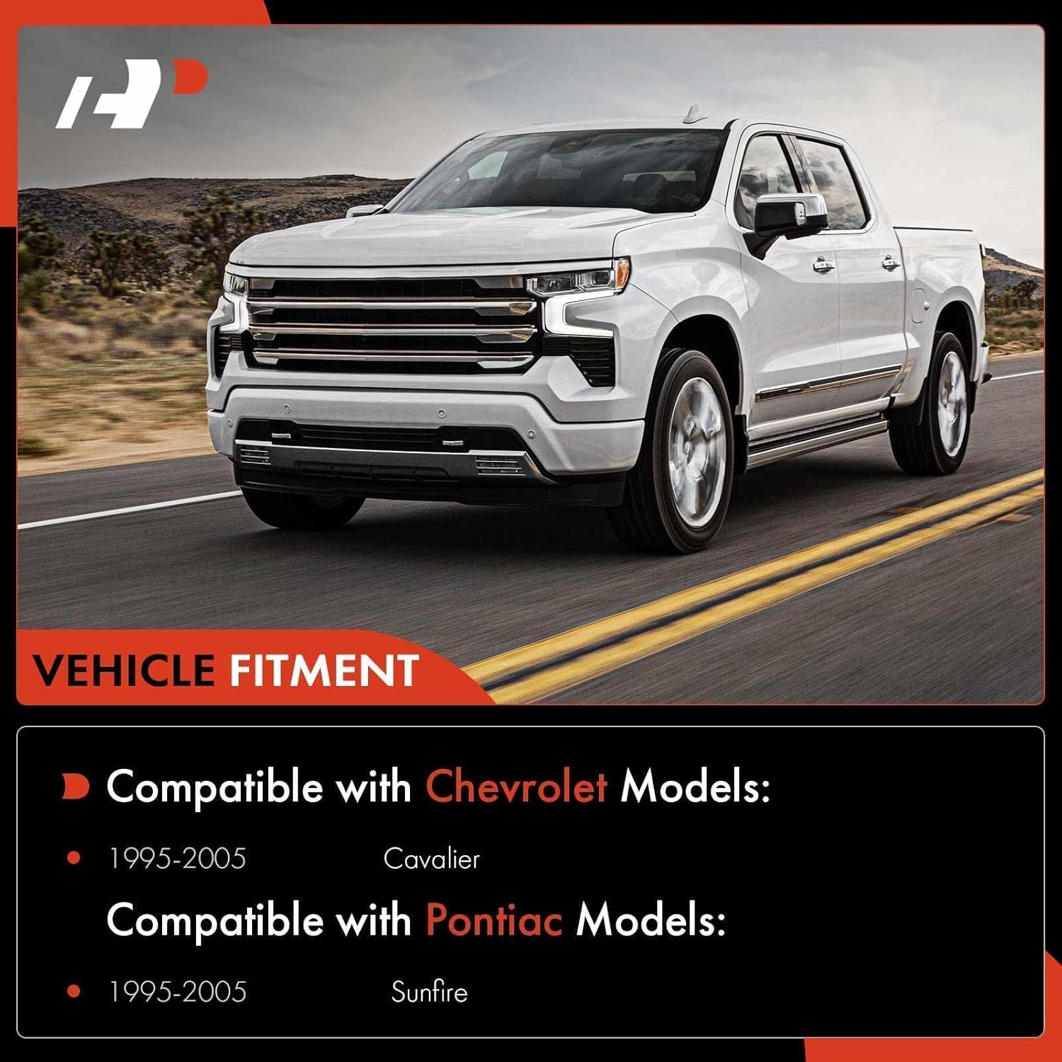 A-Premium Set of 8, Front Sway Bar Link, Lower Ball Joint, Inner & Outer Tie Rod End, Compatible with Chevrolet Cavalier 1995-2005, Pontiac Sunfire 1995-2005