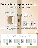 Vista 6 de eufy Security Smart Lock C33, cerradura de puerta con teclado con asa, perilla de puerta de huellas dactilares, cerradura de puerta de entrada sin