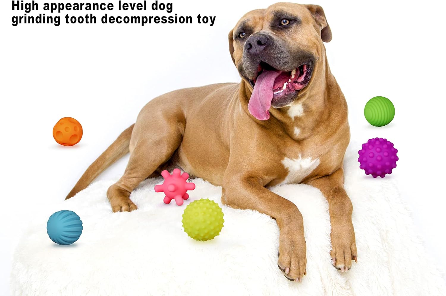 Pet Supplies : YARCHONN Squeaky Toy Balls for Dogs Chewing, 6 Packs Durable Chew Toys Balls,Bouncy Floating Well for Dogs Playing ,Swimming ,Chasing and Training (Warm Color) : 