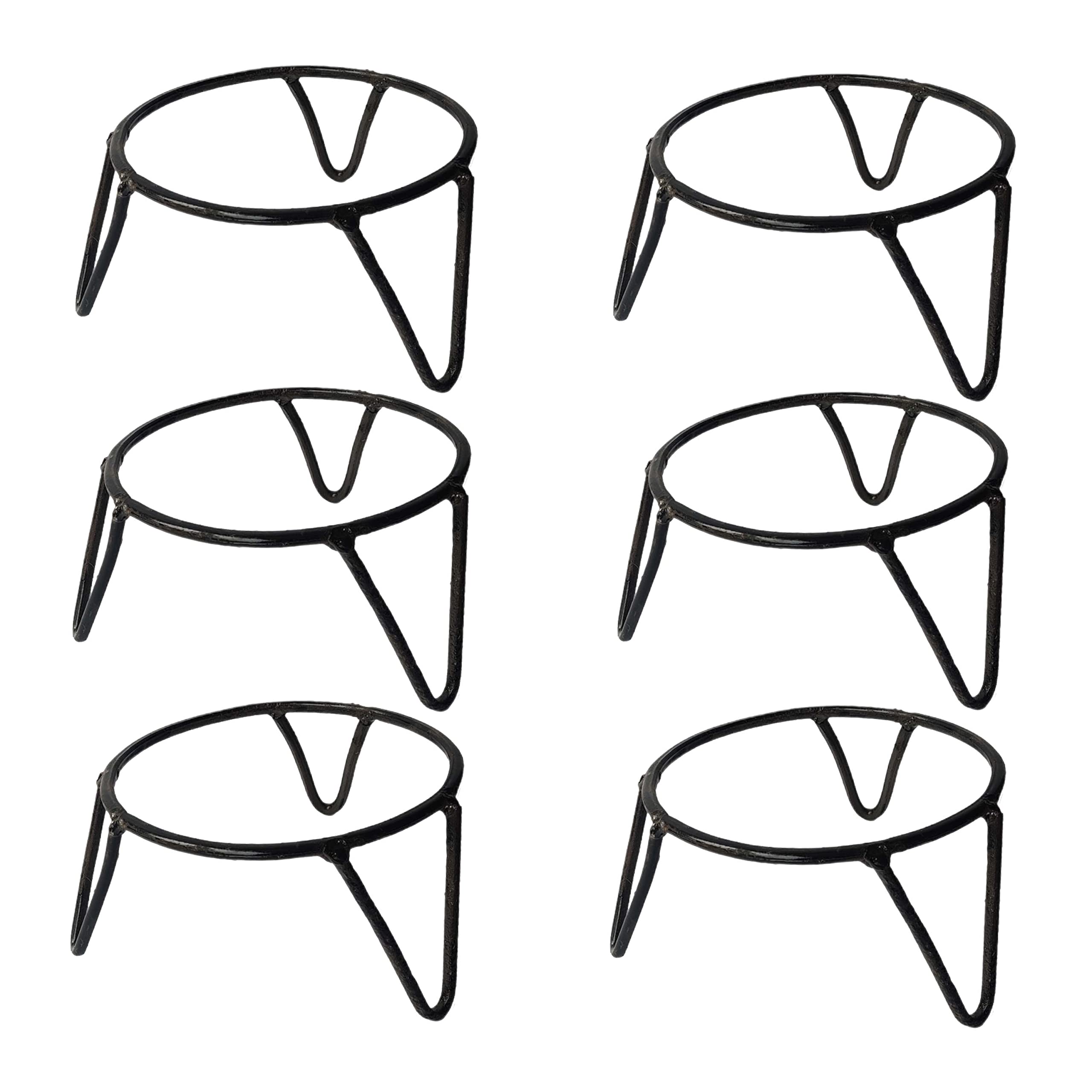 ZEONELY MART Pot Stand for Outdoor Plants Balcony 6 inch -6 pcs