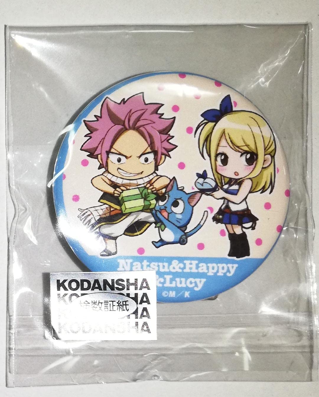 FAIRY TAIL ガチャトク スタンド付き缶バッジ ナツ&ルーシィ FAIRY TAIL ガチャトク スタンド付き缶バッジ ナツ&ルーシィ