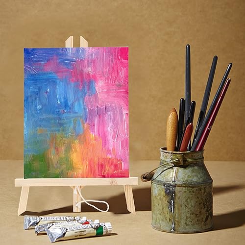 Miniatura 3 de Tosnail Paquete de 36 paneles de lienzo de pintura de artistas de 8 x 10 pulgadas, lienzo blanco estirado en blanco para óleo o fiesta de pintura