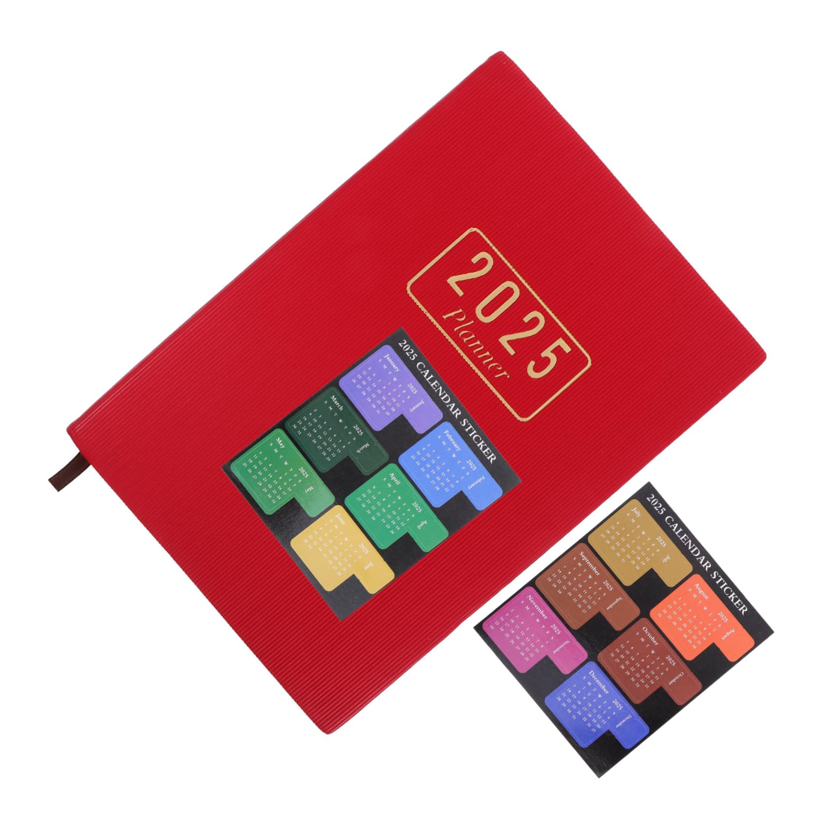 2 Set Planner Mensile e Giornaliero con Adesivi Indice Mese Notebook Accademico per e Organizzazione