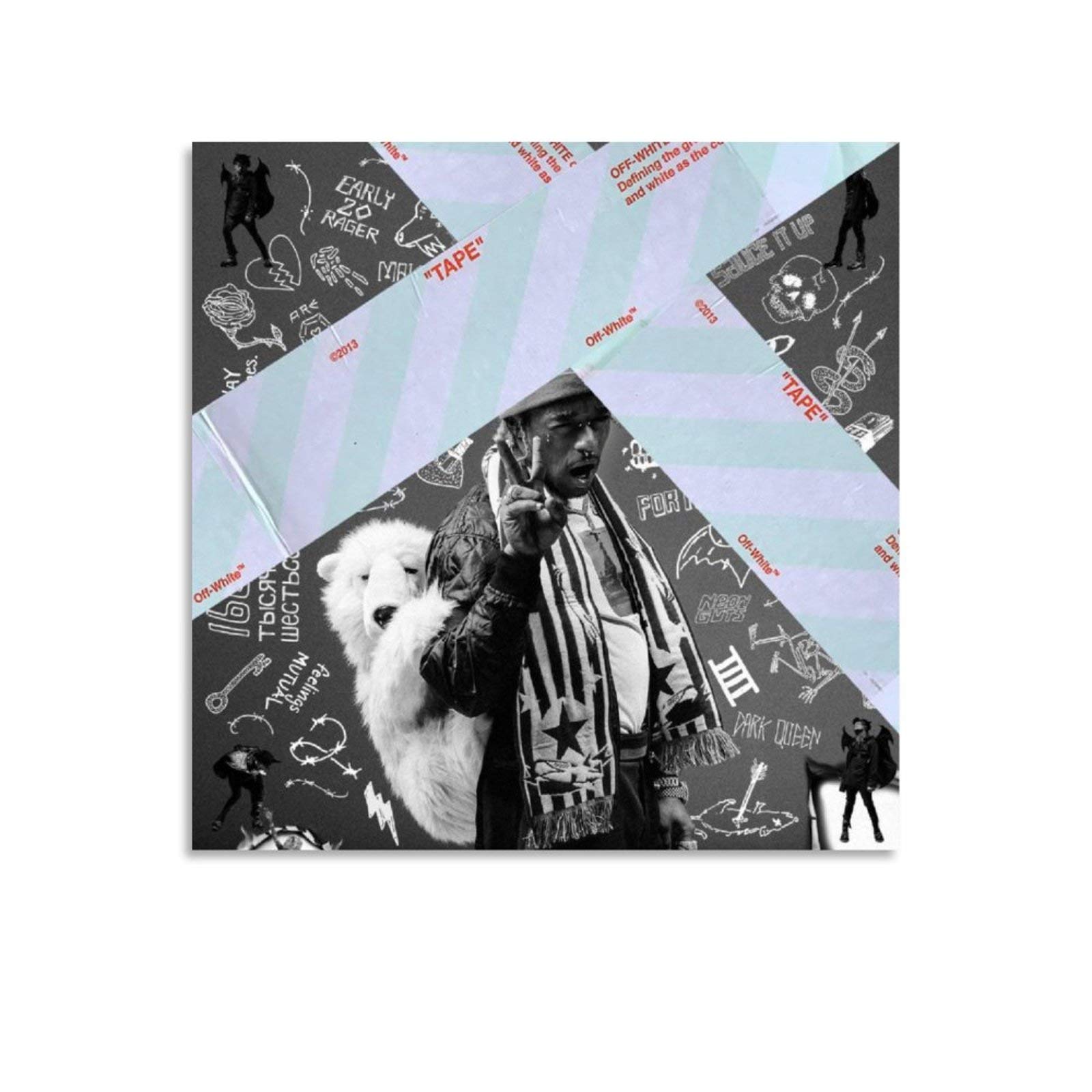 Buy Rapper Lil Uzi Vert Luv is Rage 2 Album Cover Canvas Art and Wall