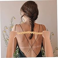 Vista 6 de Masajeador muscular de diez cuentas Masajeador muscular Palo de raspado muscular Masajeador de madera Herramienta de masaje de espalda Masajeador