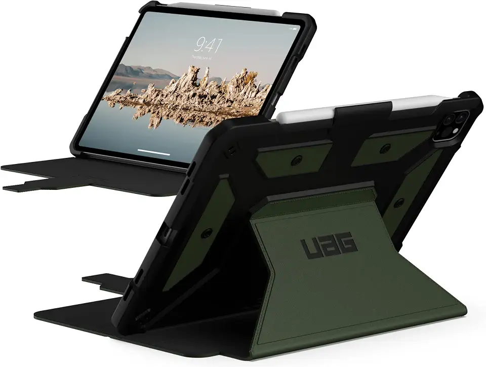 UAG iPad Air 10.9 (5/4th Gen)/Pro 11 UAG Metropolis SE Rugged Folio Case - Olive