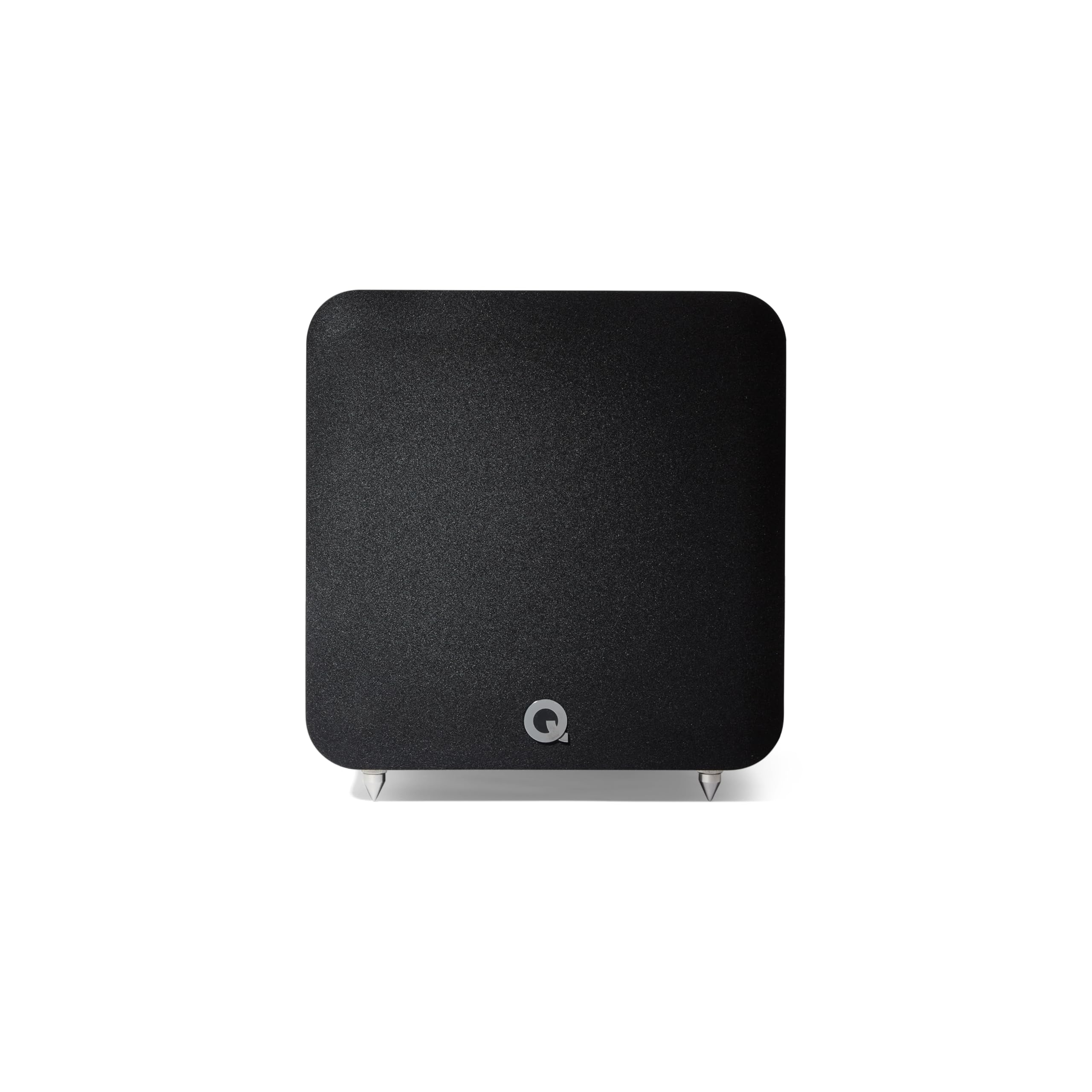 Q Acoustics Q SUB80 Subwoofer, controlador de graves de 8 pulgadas, carcasa deflectora infinita con amplificador de potencia máxima de 400 W para sistemas de cine en casa (negro satinado)