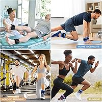 Vista 6 de Sportneer Upgrade Adjustable Ankle and Wrist Weights for Women and Men 1-7 lbs / 1-10 lbs Set Comfortable, Secure Fit for Walking, Running