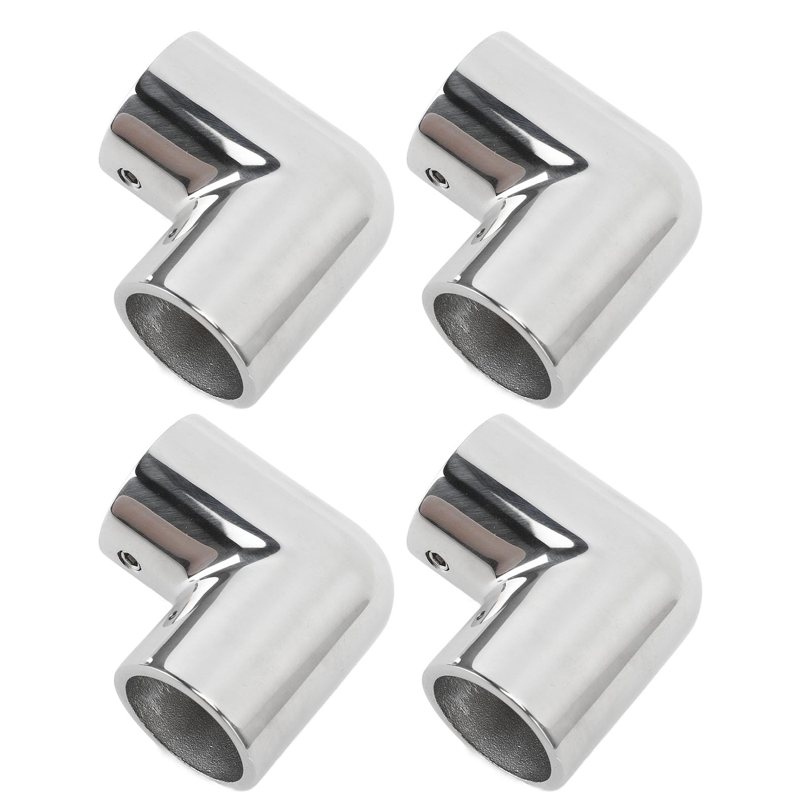 Accesorio de pasamanos para barcos de 90 grados de 2 vías, conector de junta de tubo acodado de acero inoxidable 316, accesorio de grado marino para yates con ID de 25 mm,