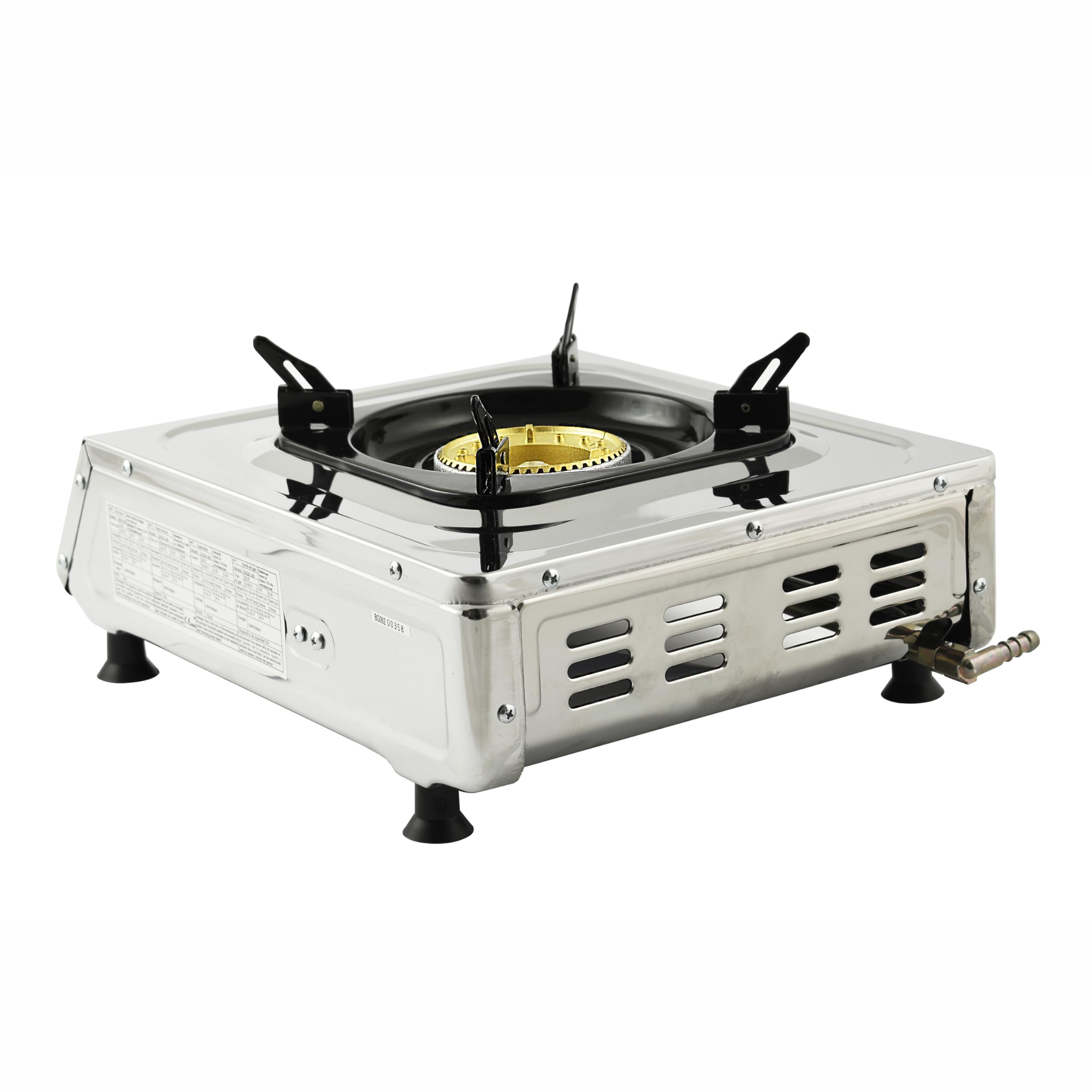 NJ NSD-11 Fornello a Gas 1 Fuochi Piano Cottura Portatile Interna GPL 3.8 kW