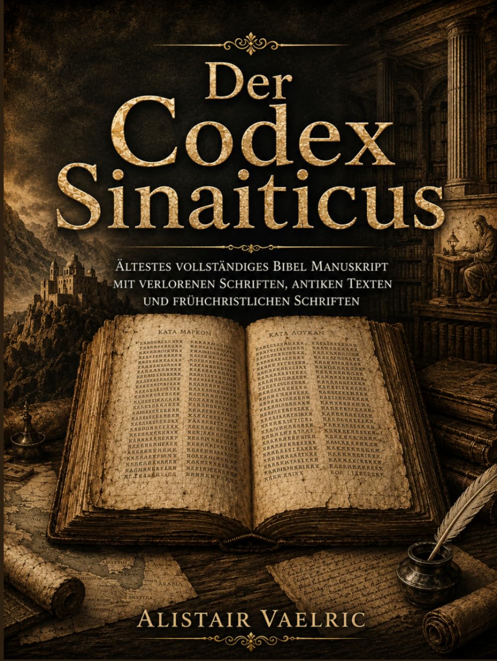Der Codex Sinaiticus: Ältestes vollständiges Bibel Manuskript mit verlorenen Schriften, antiken Texten und frühchristlichen Schriften
