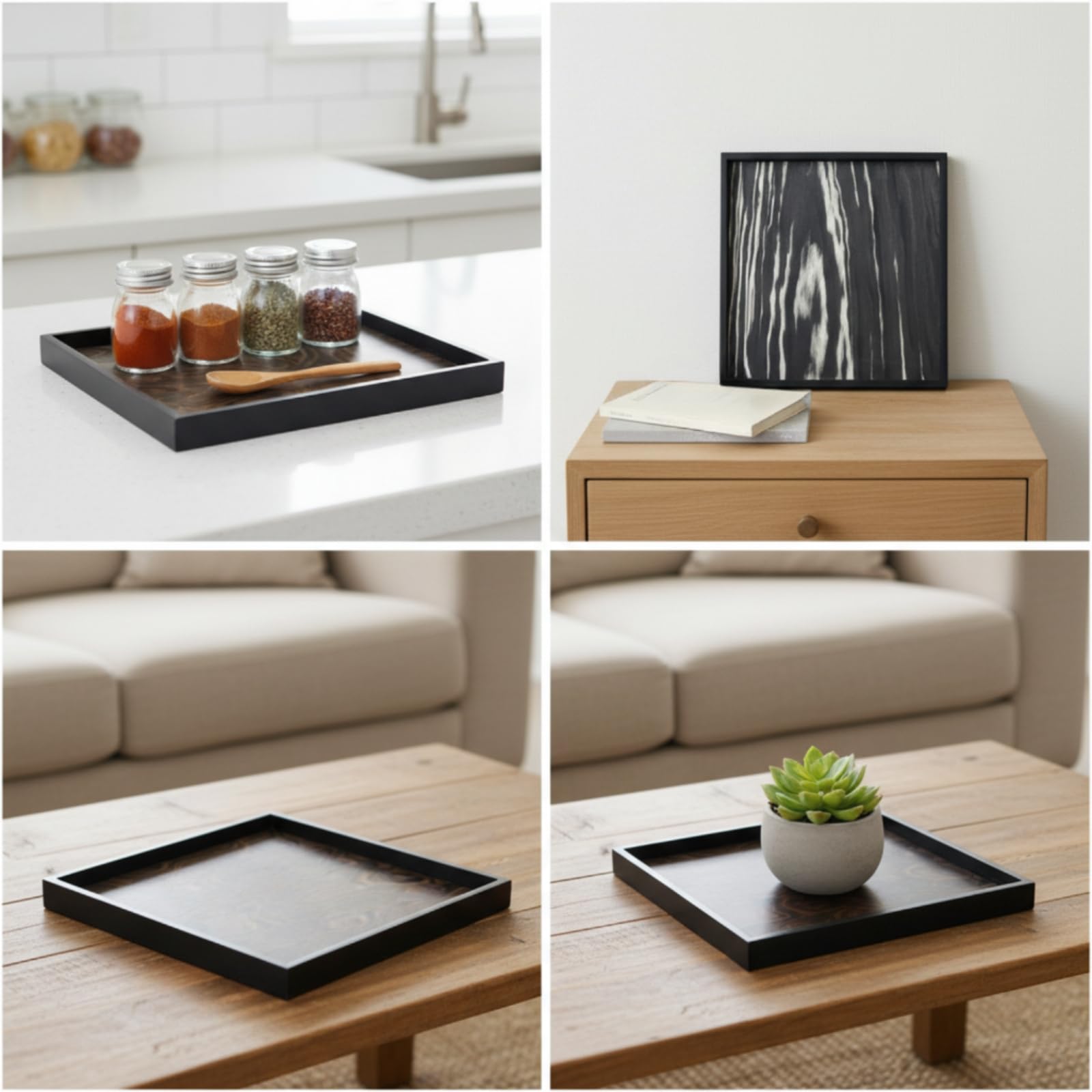 Plateau Rectangulaire Polyvalent, 28x28cm, style to 3