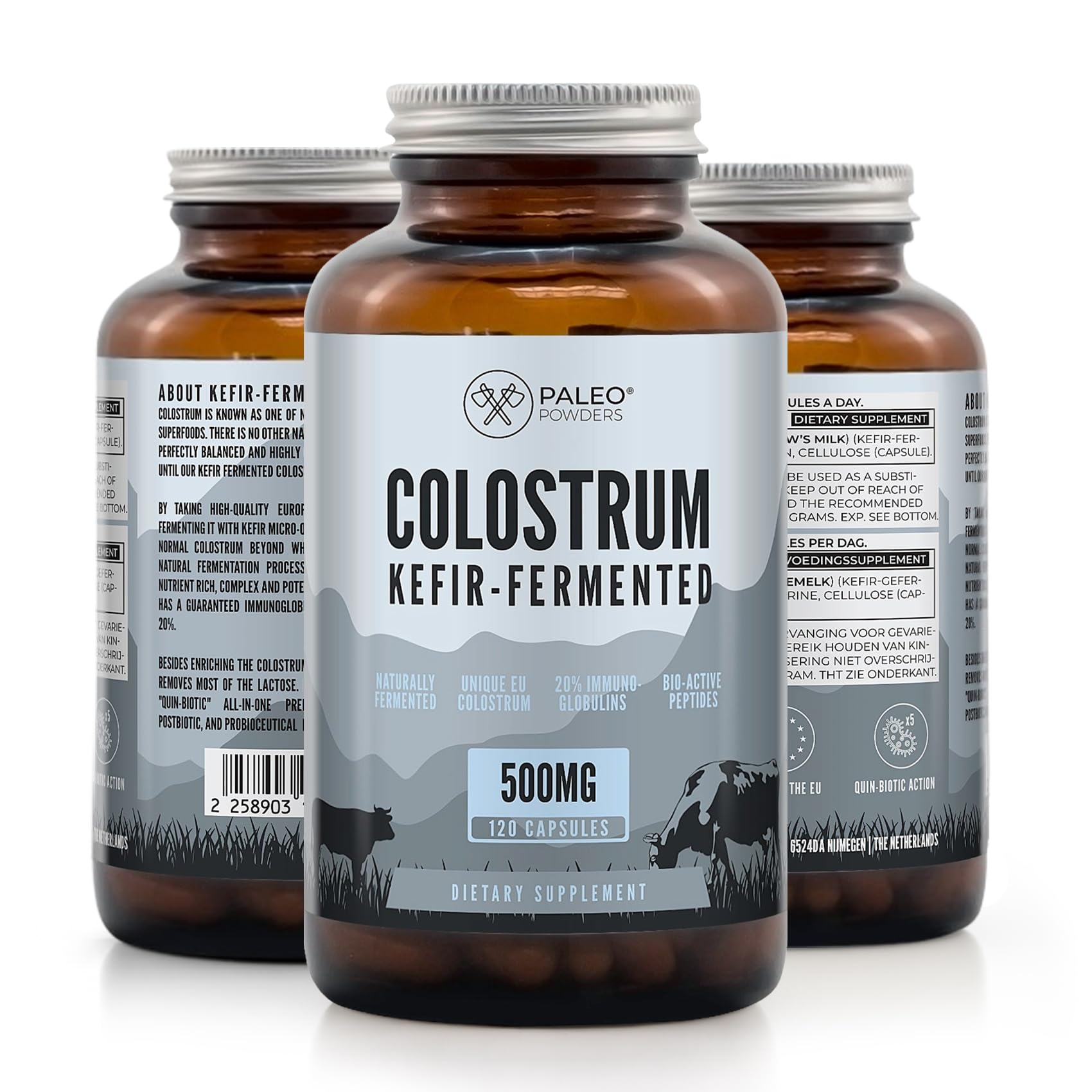 Colostrum - Fermented with Kefir - 120 Capsules
