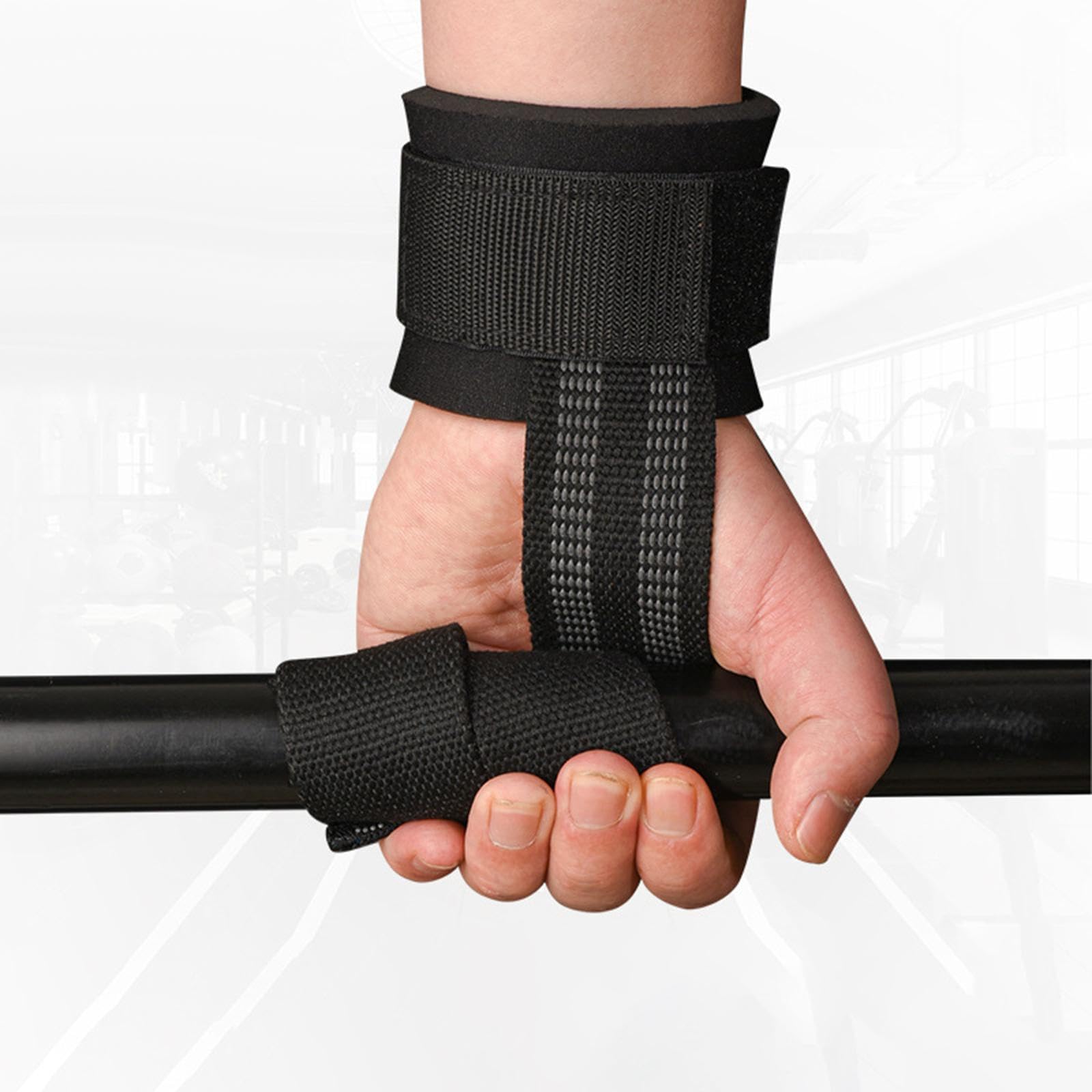 bnf® 2 Pieces Weight Lifting Wrist Strap Multi Grips Straps Gym Deadlift Men Women Sporting Goods | Fitness Running & Yoga | Strength Training | Gloves Straps & Hooks-image-28