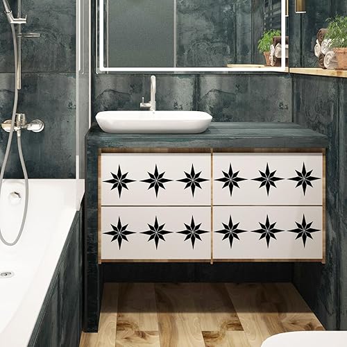 Miniatura 3 de Calcomanías octogonales para azulejos de pared para transformar paredes, salpicaduras, cocina, baño, decoración del hogar (16 unidades, 3.2 x 3.2