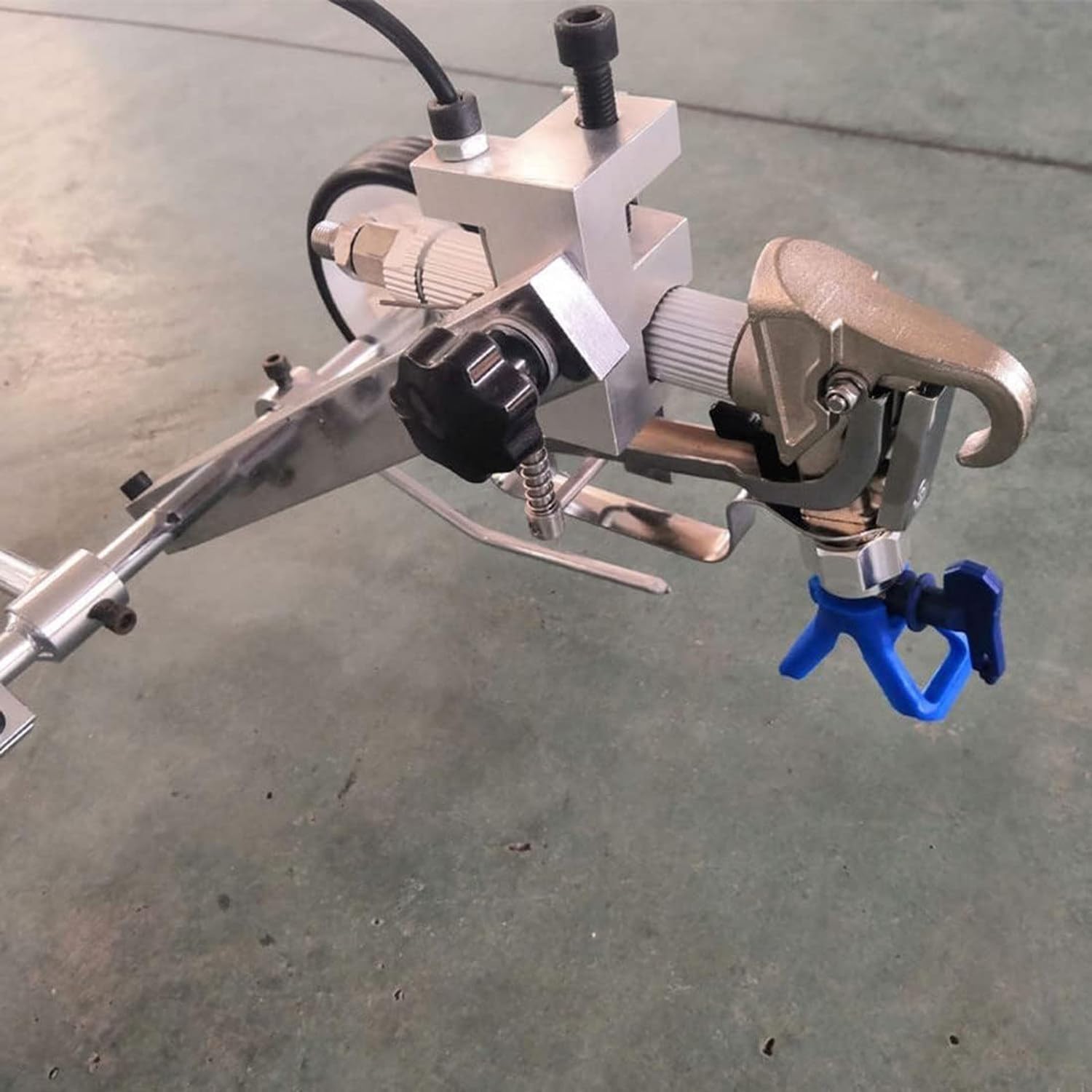 Macchina Traccialinee Professionale, Traccialinee Multifunzione per Vernice e Termoplastica, Applicatore Portatile per Parcheggi, Magazzini, Scuole e Campi Sportivi