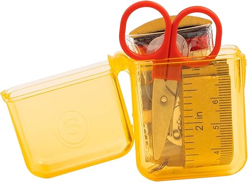 Miniatura 6 de Singer kit de costura en estuche con forma de huevo, color rosa.