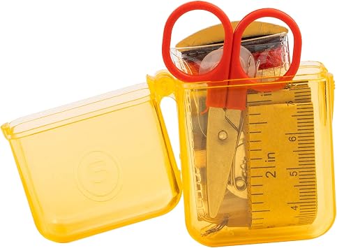 SINGER 01927 Travel Sewing Kit in Case, Assorted Colors, Multicolor