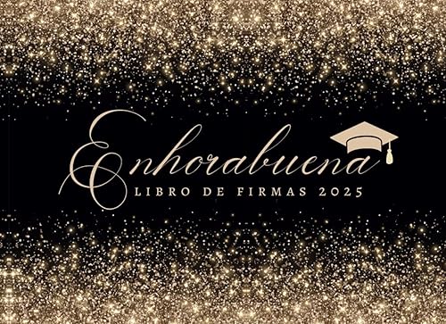 ENHORABUENA ELEGANTE LIBRO DE FIRMAS DE GRADUACIÓN PERMITE QUE TUS AMIGOS Y FAMILIARES FIRMEN Y DEJEN SUS COMENTARIOS Y SUS MEJORES DESEOS ...