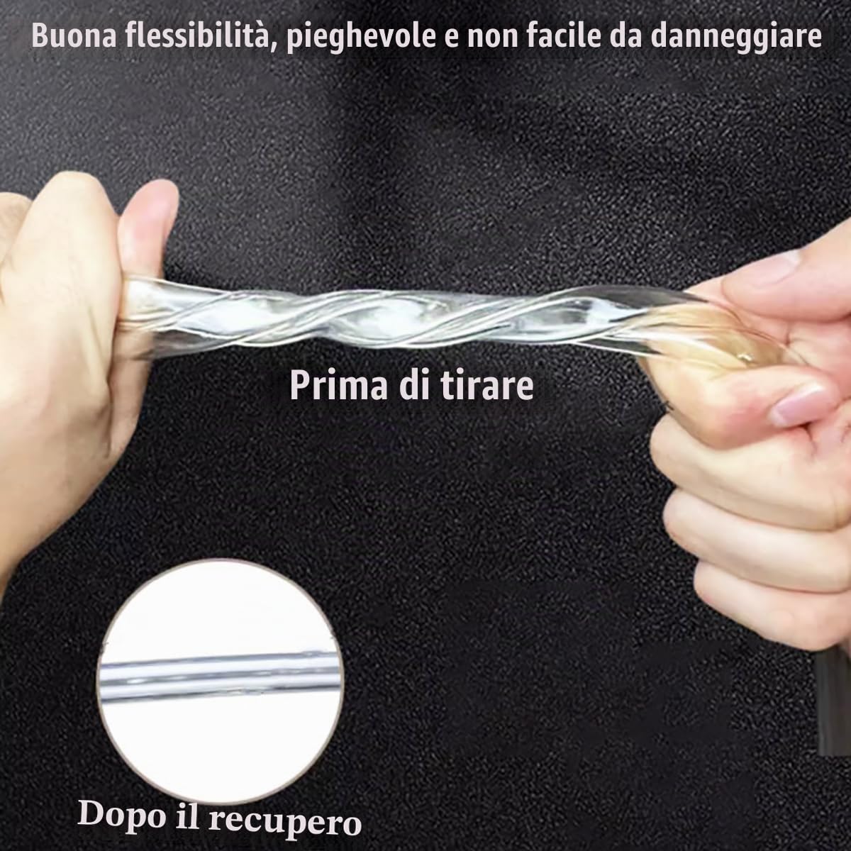 Tubo PVC, CESFONJER Tubo Trasparente, diametro interno 4 mm x diametro esterno 6 mm, 5 Metri Tubo Flessibile con 1 tagliatubi