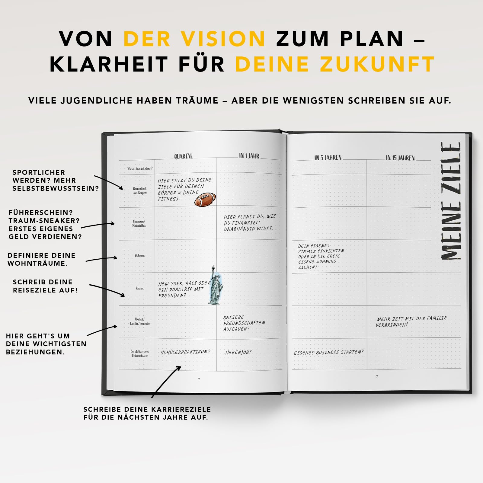 Dirk Kreuter Jugend Erfolgsjournal 2025 – 90-Tage Mindset-Tagebuch für Schule, Sport & Ausbildung – Motivation, Disziplin, Selbstvertrauen & Fokus für Jugendliche