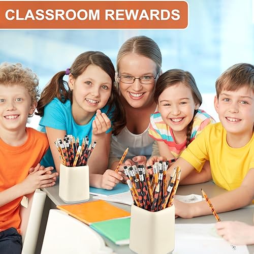 Miniatura 6 de 100 lápices de fútbol para fiestas de fútbol, lápices con temática deportiva, lápices deportivos con borrador, lápices de madera con impresión de