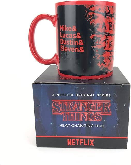 Pyramid International Stranger Things Heat Changing Mug Alphabet 11oz in Presentation Box - Official Merchandise