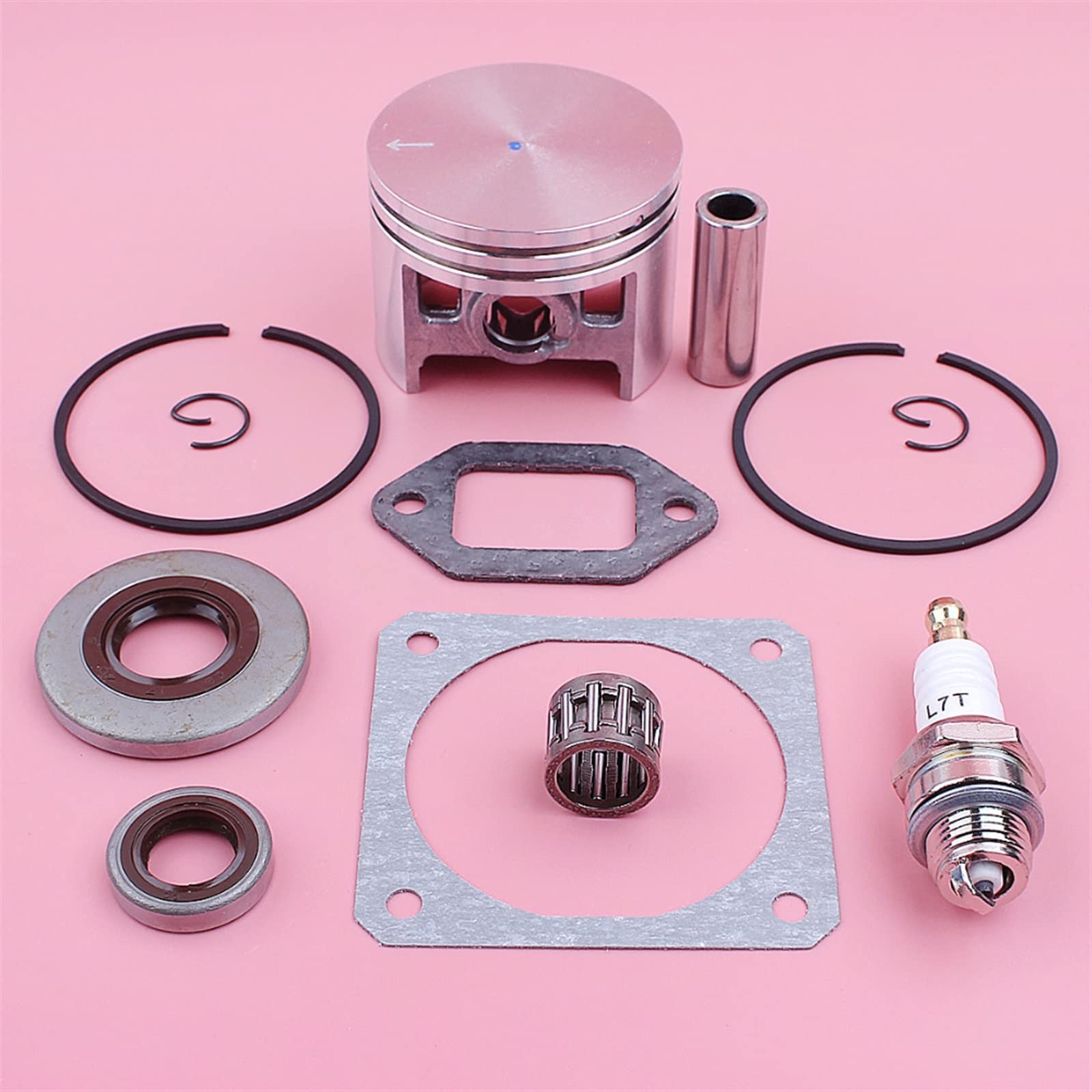 Kit piston 52mm pour réparer le moteur fatigué d'une tronçonneuse Stihl MS 380