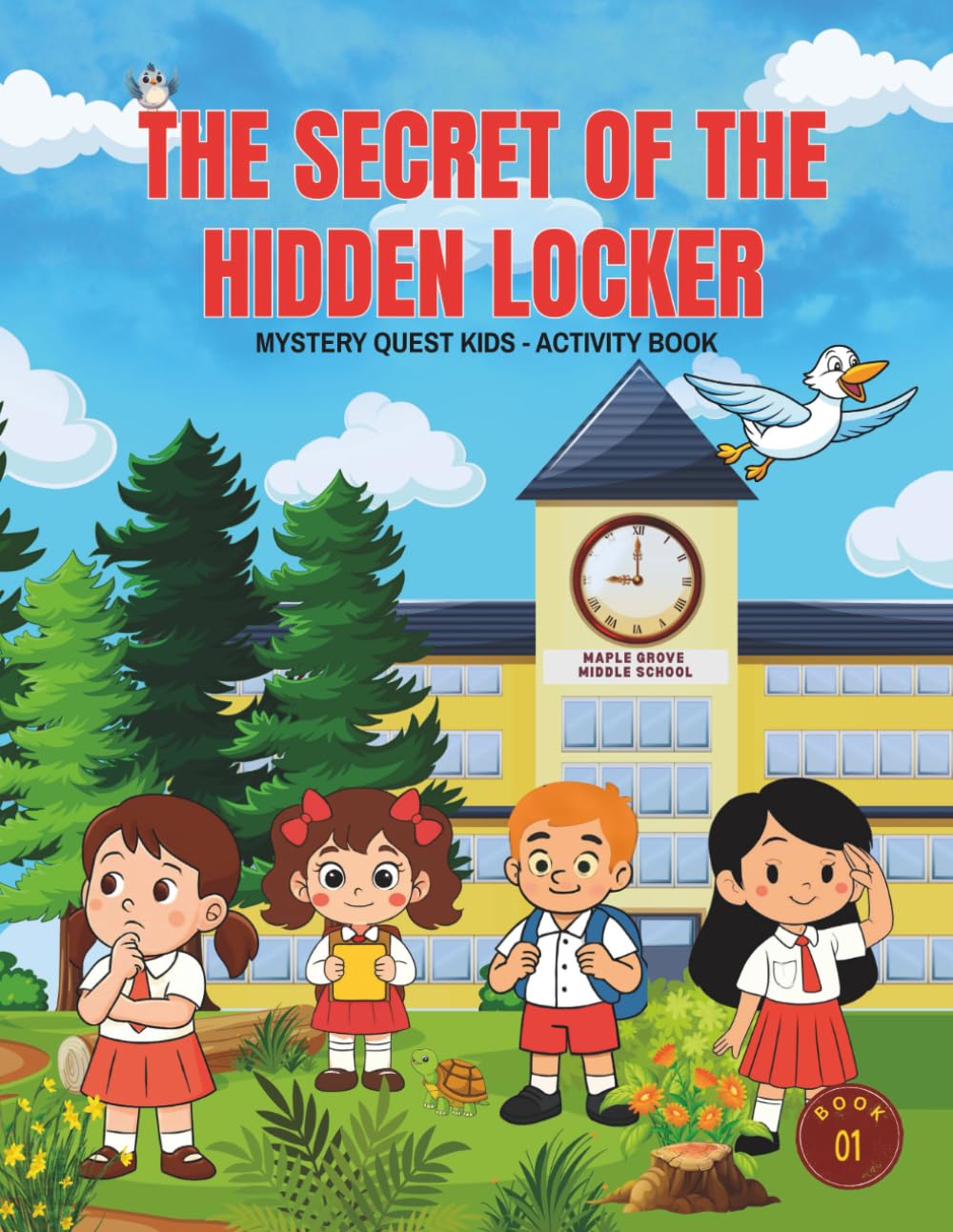 Kids Activity Book # 1: The Secret of the Hidden Locker; Mystery Quest Kids Series with Puzzles, Brain Games, Word Searches and: Fun Educational ... Solve, Discover — One Case at a Time)