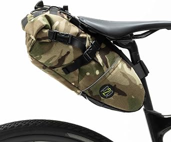 PACK2RIDE Inova Light Bike Saddle Bag - Water Resistant, Durable Cordura Fabric, Essential for Bikepacking - Under Seat Storage, Seat Bag for Road, Gravel Cycling