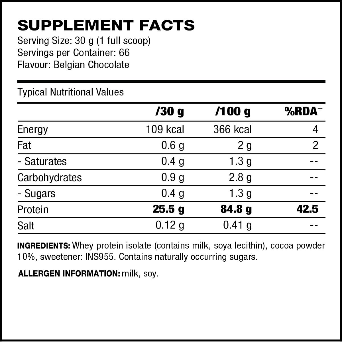 QNT Metapure Zero Carb Whey Isolate (908g) Chocolate belga Proteínas