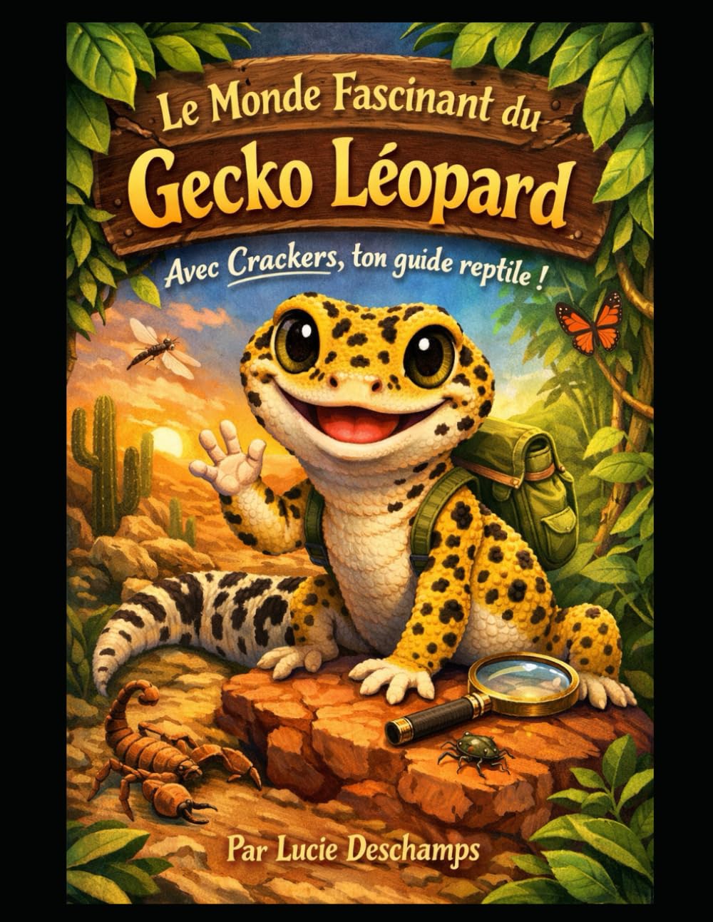 Crackers le Gecko Léopard: Le Guide des Jeunes Explorateurs (Les reptiles expliqués aux enfants)