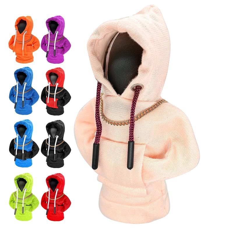 Mini Moletom Rosa para Manopla de Câmbio yoostooper com Encaixe por Pressão