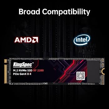 Amazon.com: KingSpec 1TB NVMe Gen 4 M.2 SSD, PCIe 4.0 2280 Gaming