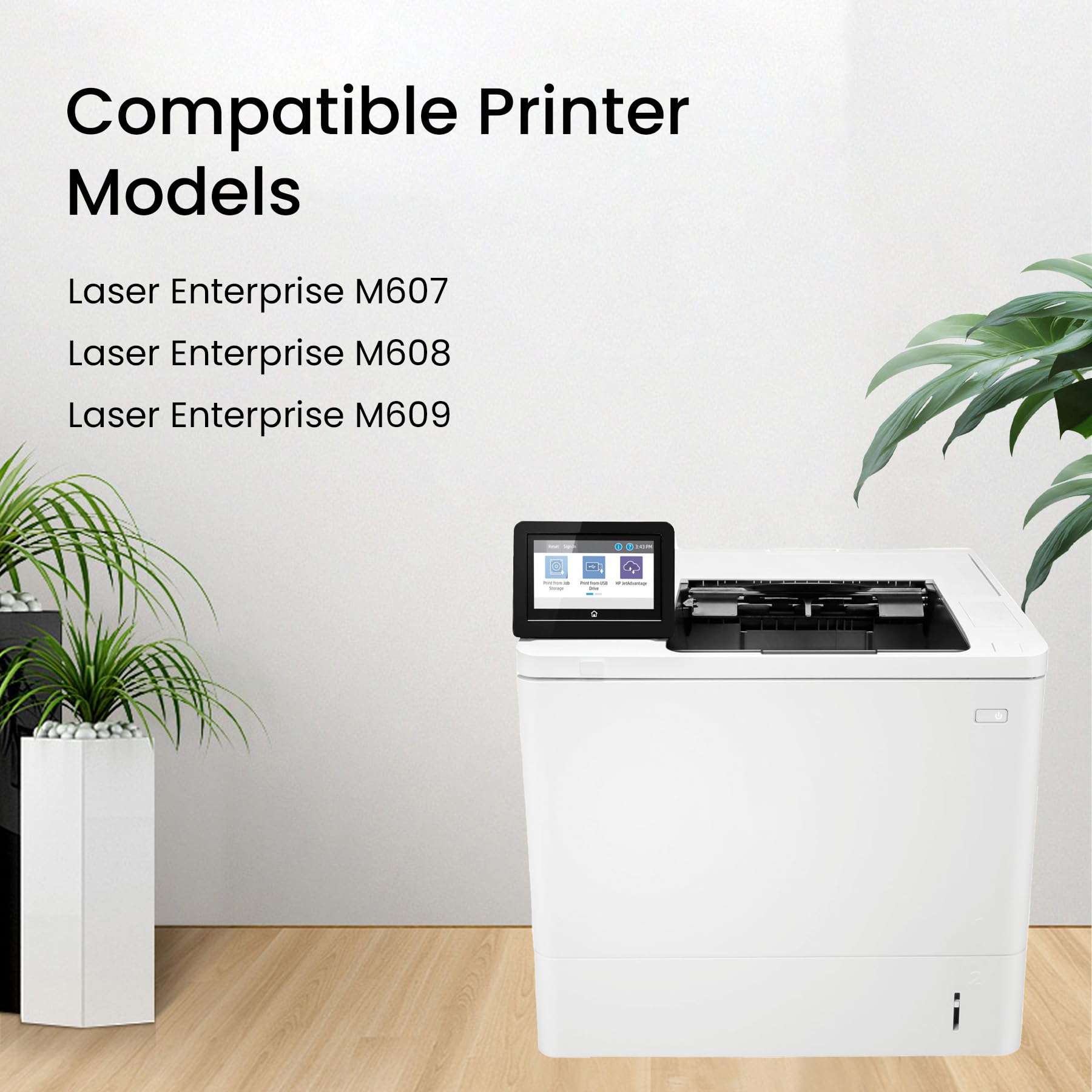 L0H24A Maintenance Kit Replacement for HP L0H24A Fuser for Enterprise M607 M608 M609 M631 M632 M633 Printer Include RM2-1256 Fuser (110V) & 2 Sets of J8J70-67904 for Tray 2-6