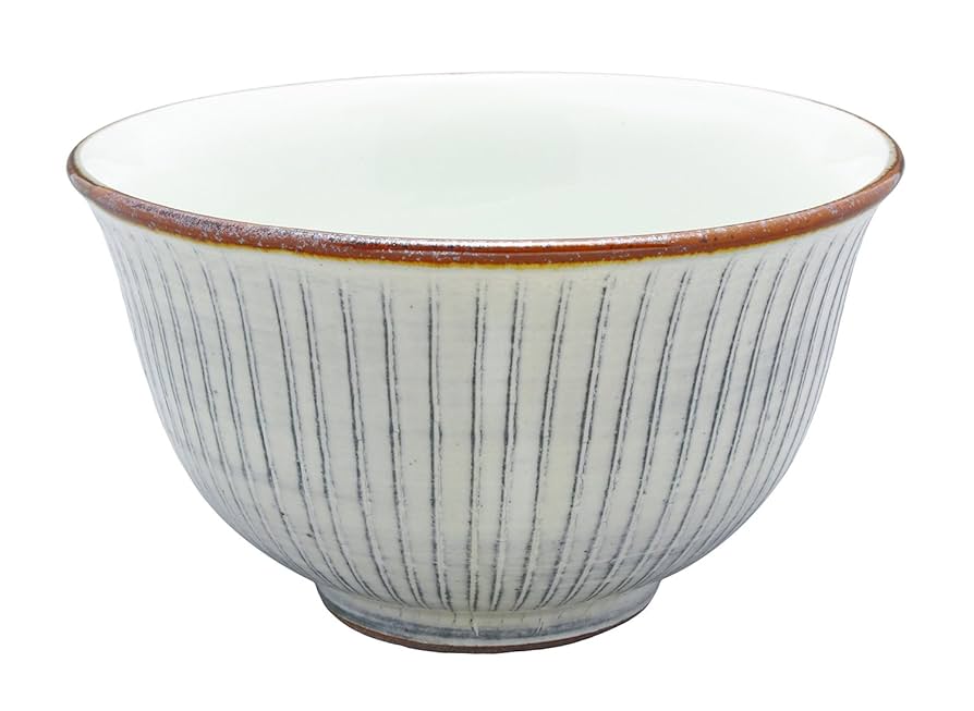 Amazon｜京焼 清水焼 関陶房 小 どんぶり 白十草 188832｜丼