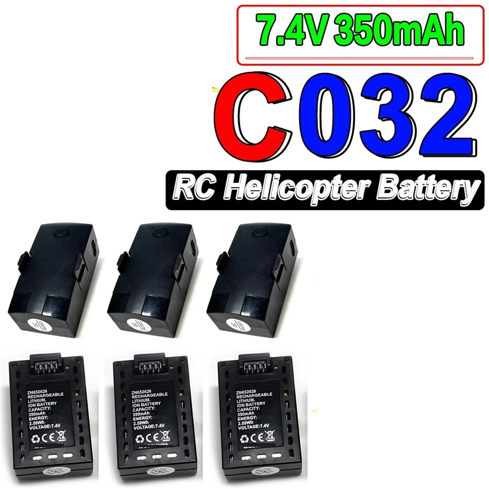 Amazon.co.jp: RC ERA C032 Uh-1 Hueyヘリコプター 7.4V 350mAh 2.59wh