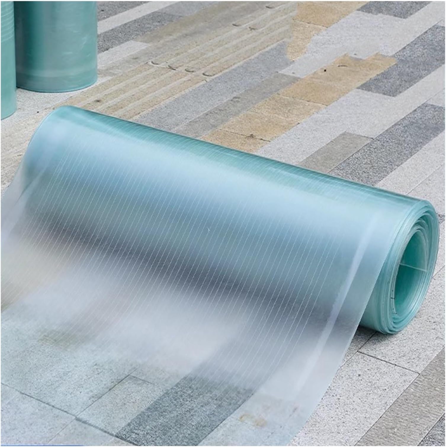 bujnie Poly Plastic Roof Panel Polycarbonate Roofing Sheets UV Resistant 0.8mm Glassfiber Panel for Canopy, Carport, Customizable (0.8x3m/2.62x9.84ft)