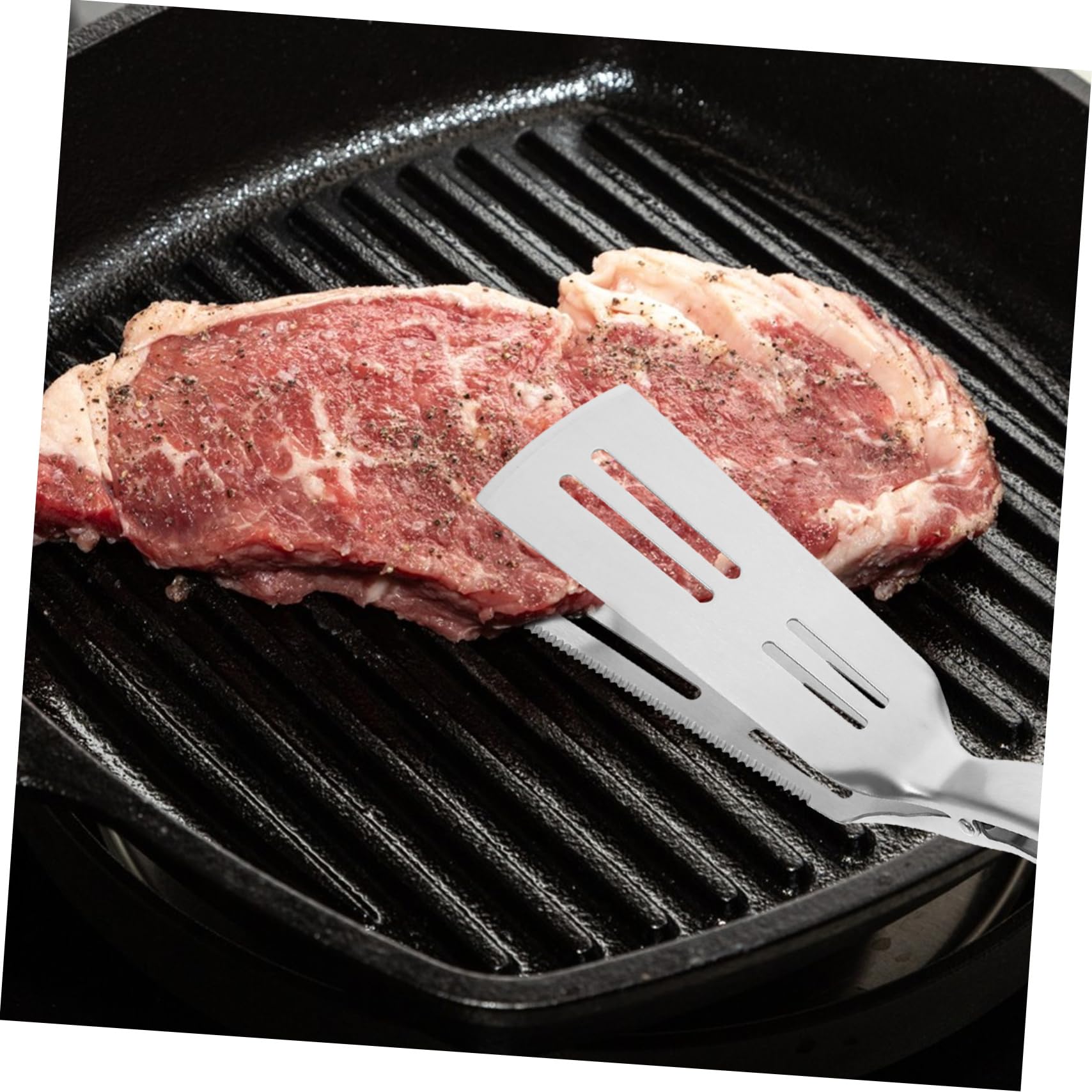 PRETYZOOM 2piezas De Cocina Inoxidable Mango De Madera Tongs Resistentes Para Barbacoa y Alimentos Para Cocinar y Pan